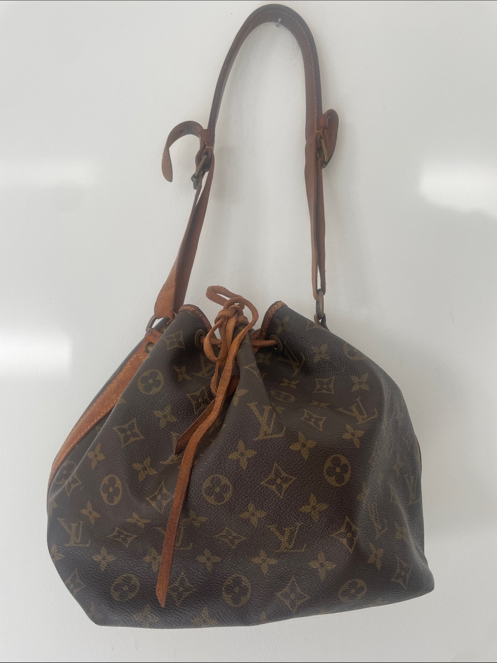 Louis Vuitton Pett noe monogram canvas Bucket Bag